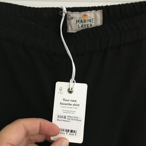 Marine Layer Allison Pants Black NWT